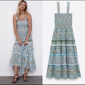 The Kandy Dress - size M.  Coloured Floral dress.